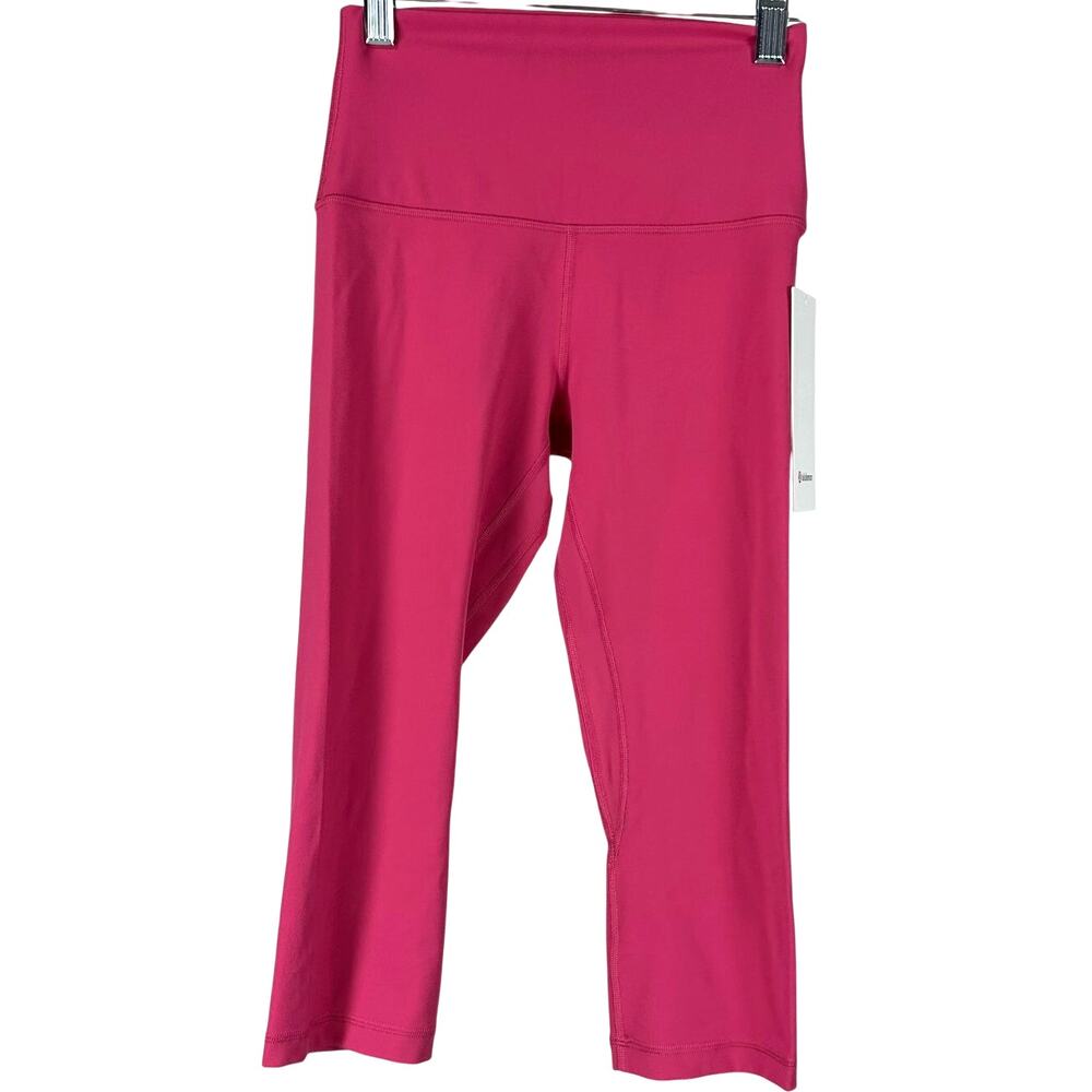 Lululemon Align High-Rise Crop 17" Raspberry Coulis Women's Size 4 New With Tags